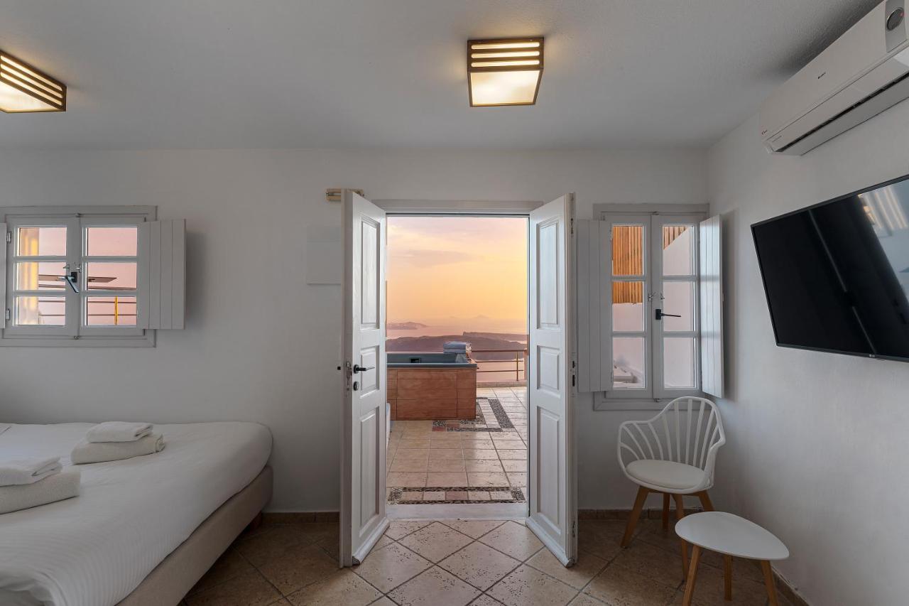 Calderas Hug & Panoramic Sea View - 3 Lux Suites Imerovigli  Esterno foto